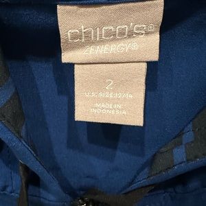 Chicos Zenergy Zip Up Hoodie NWOT